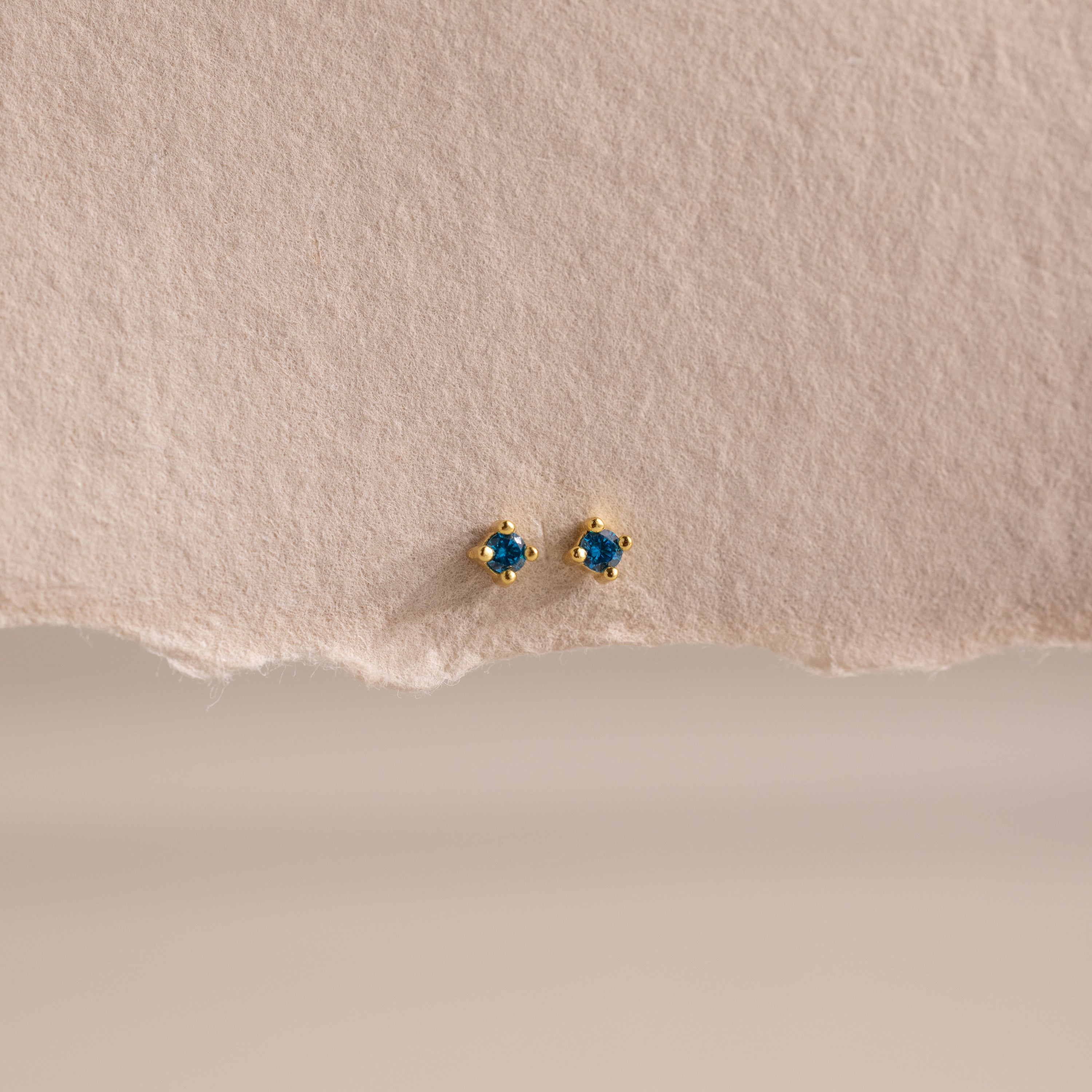 Dainty Birthstone Flatback Studs