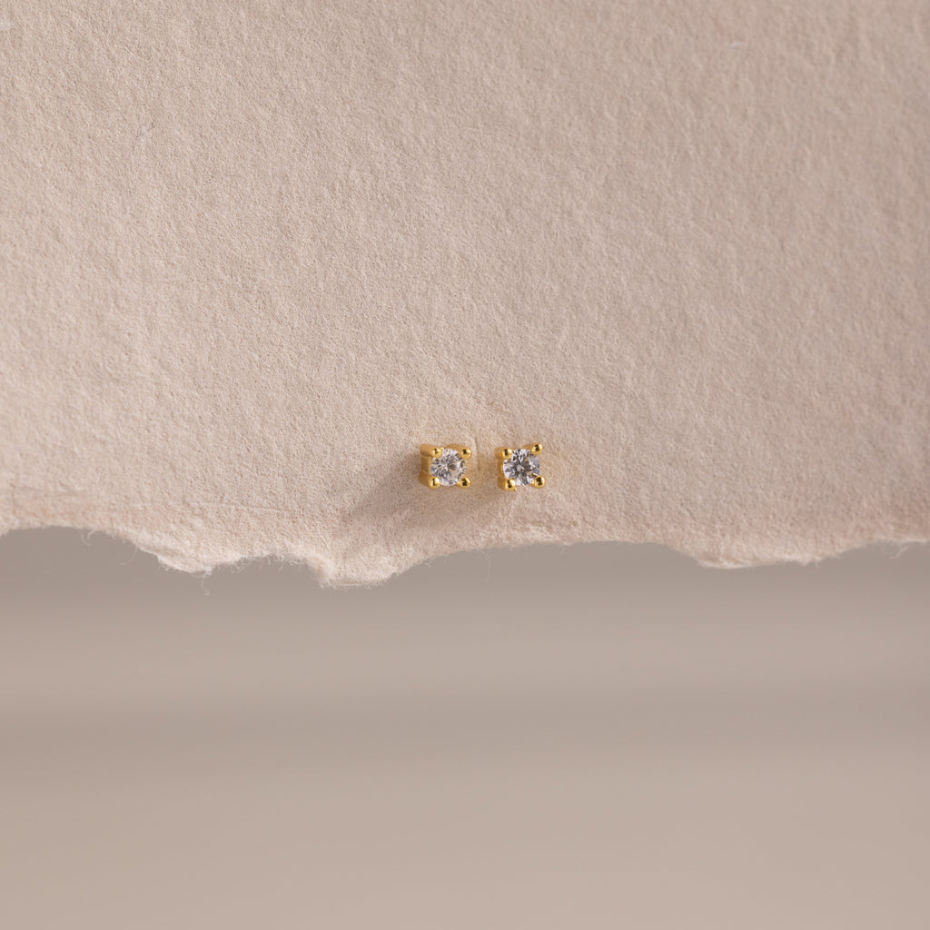 Dainty Birthstone Flatback Studs
