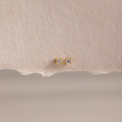 Dainty Birthstone Flatback Studs