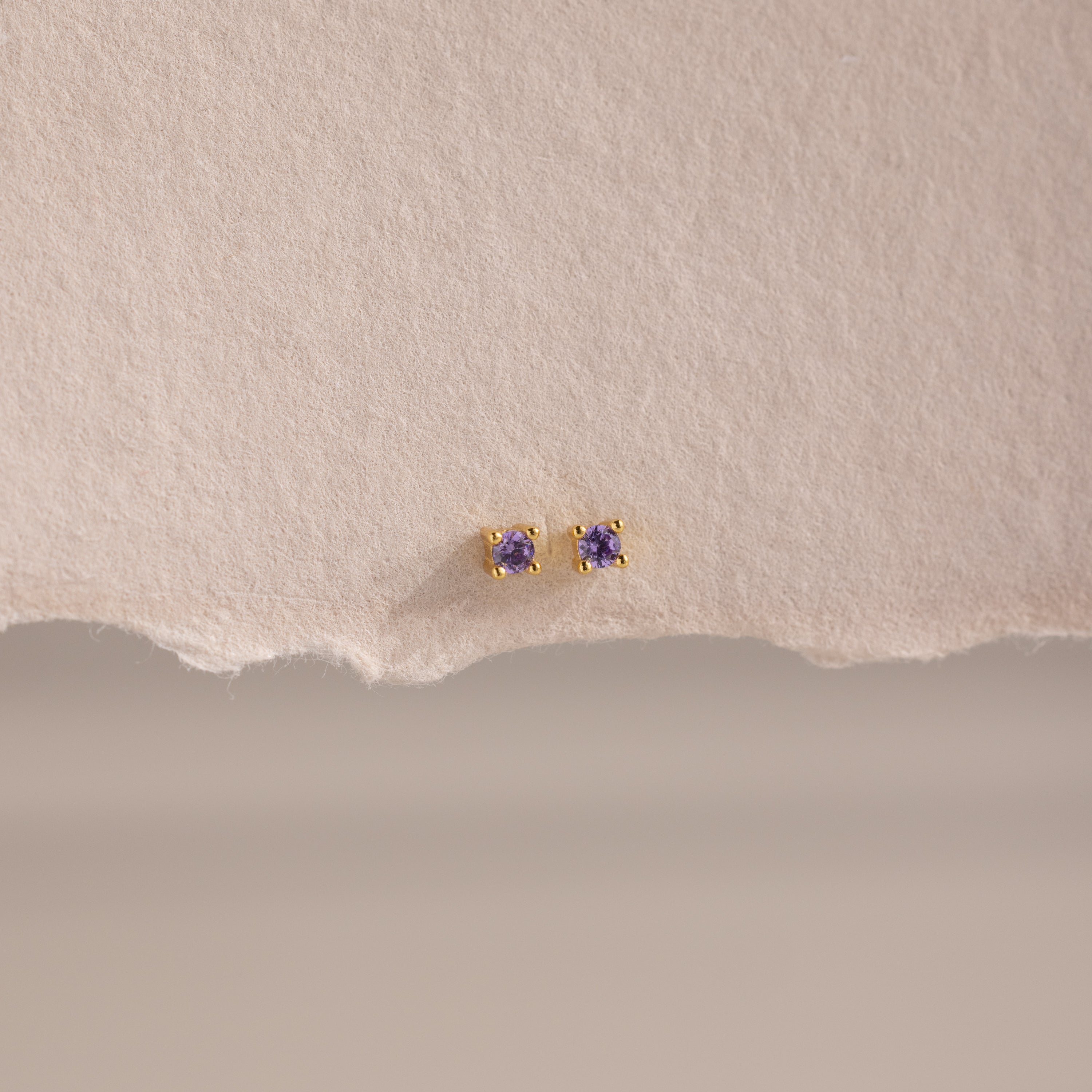 Dainty Birthstone Flatback Studs