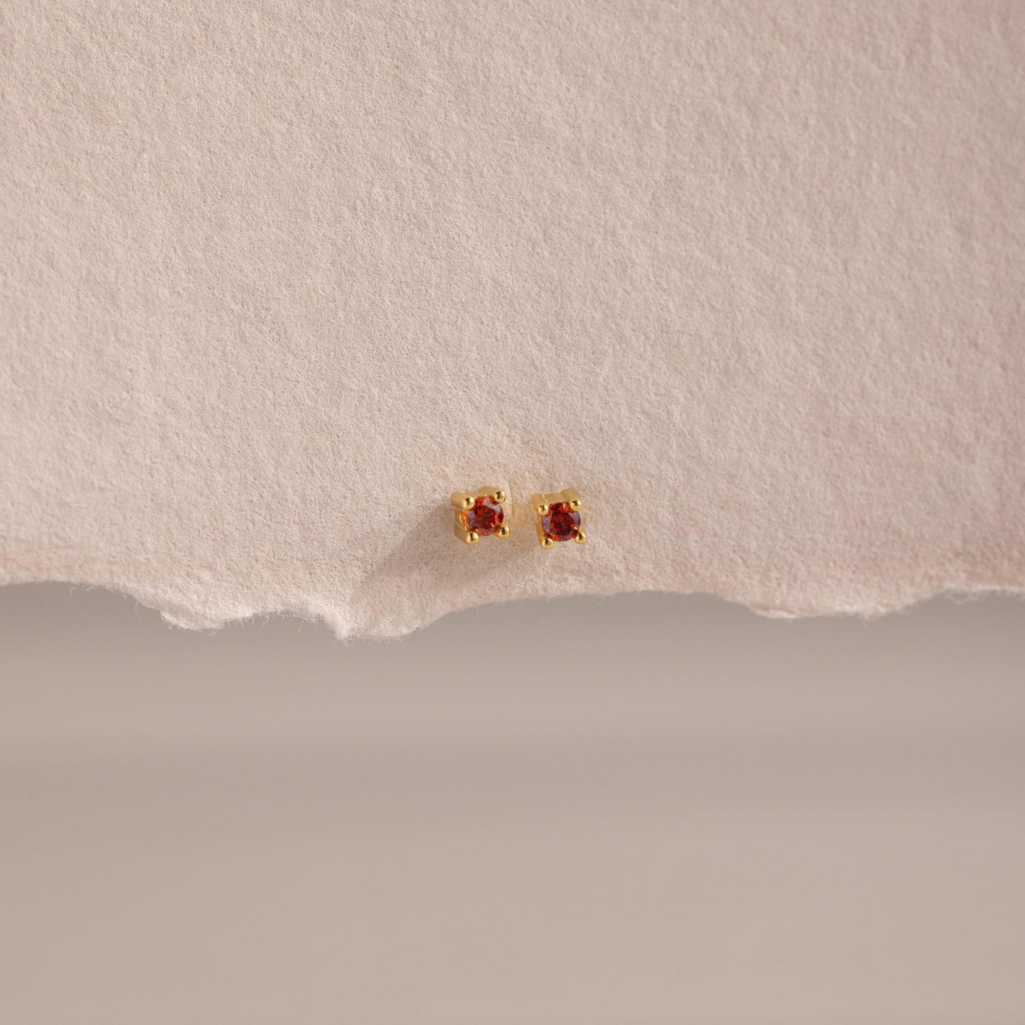 Dainty Birthstone Flatback Studs