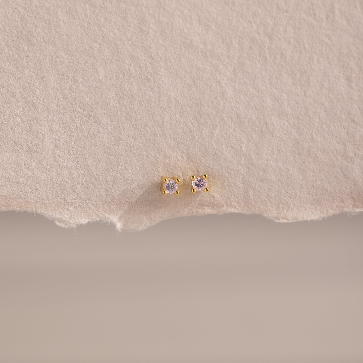 Dainty Birthstone Flatback Studs