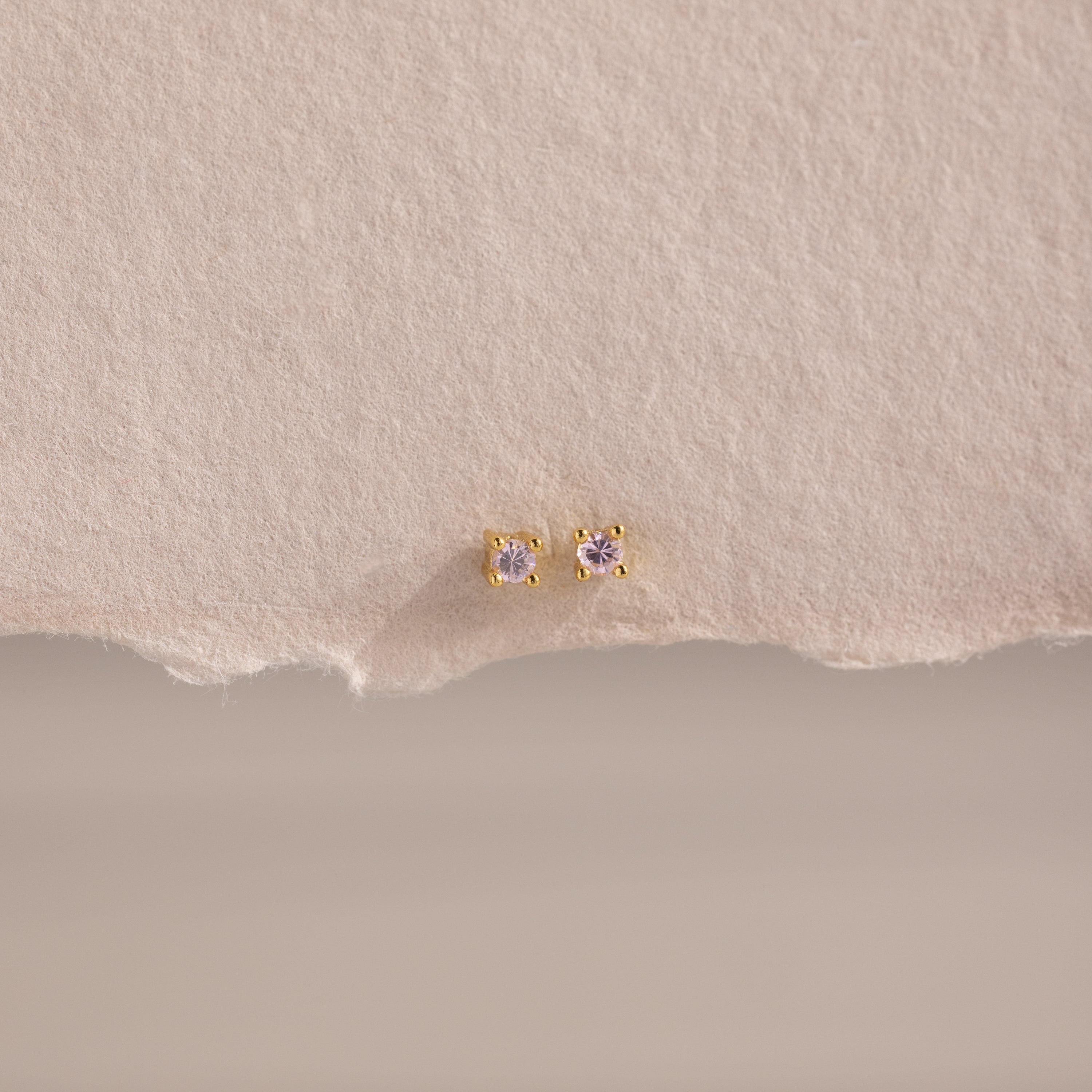 Dainty Birthstone Flatback Studs