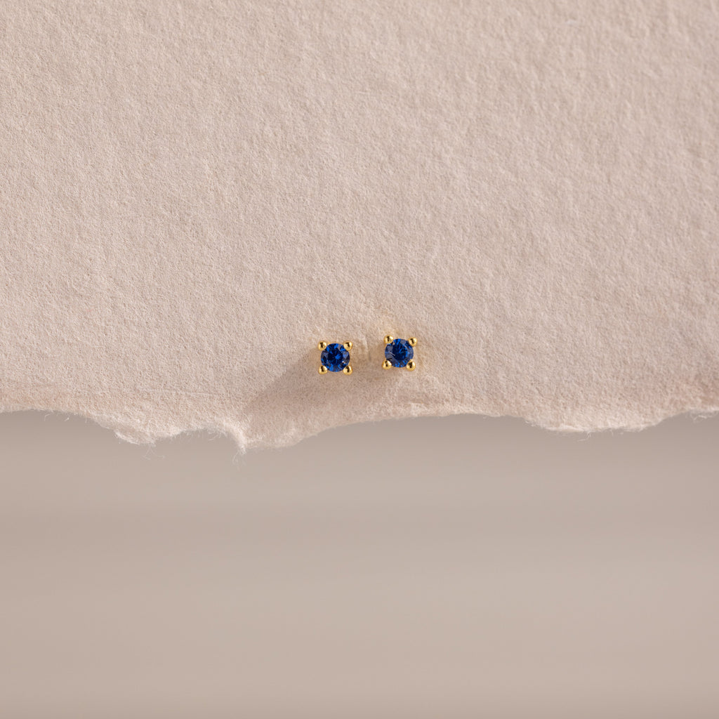 Dainty Birthstone Flatback Studs