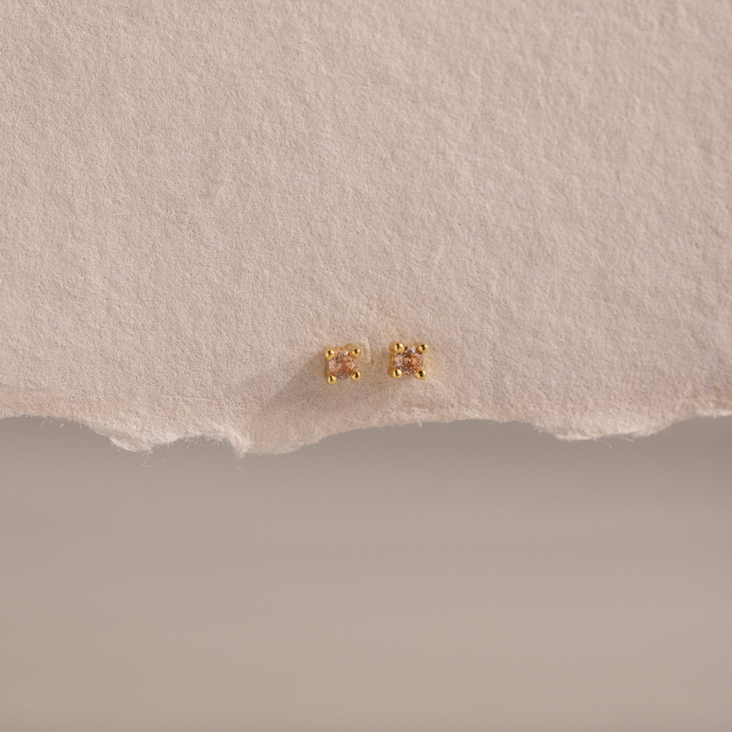 Dainty Birthstone Flatback Studs