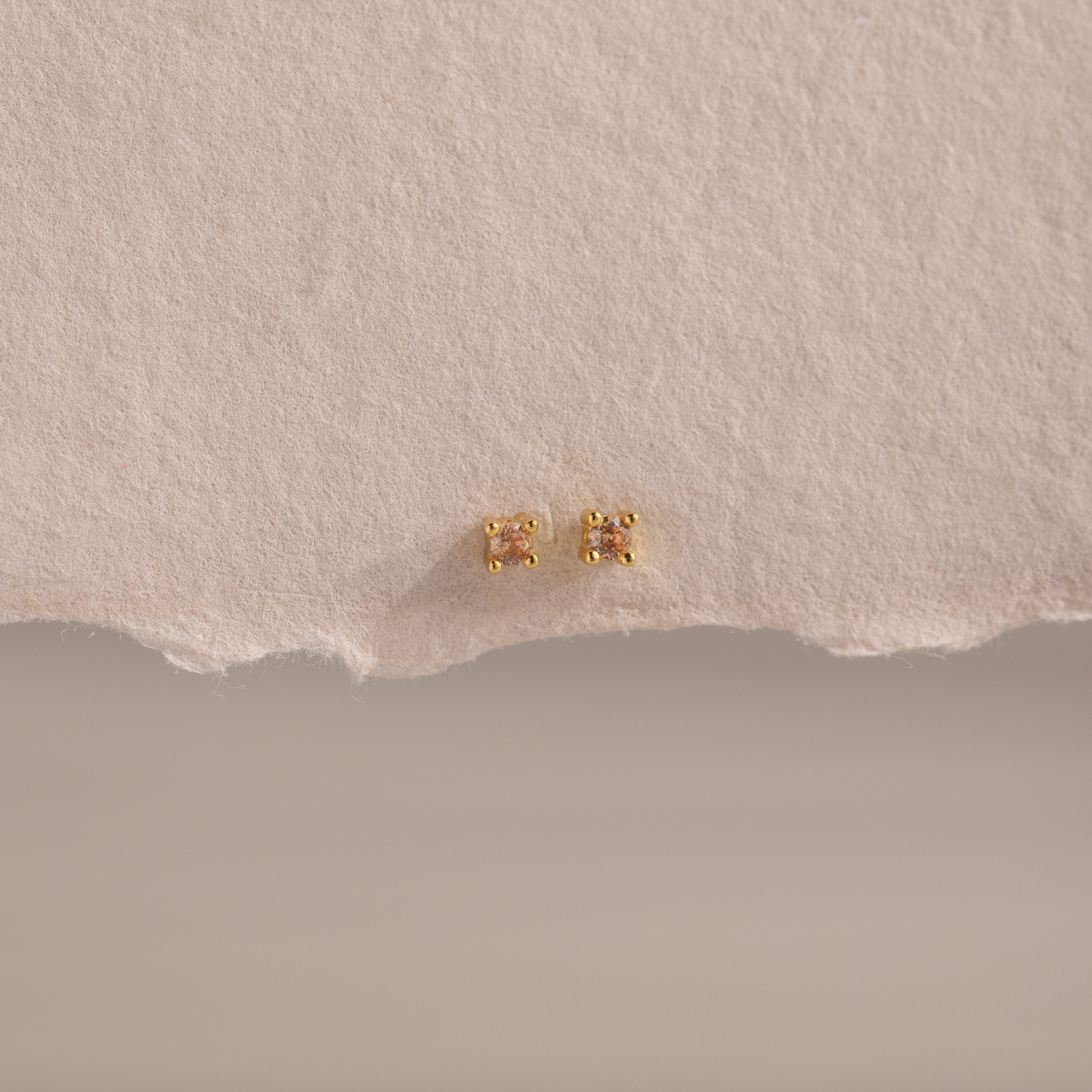 Dainty Birthstone Flatback Studs