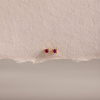 Dainty Birthstone Flatback Studs