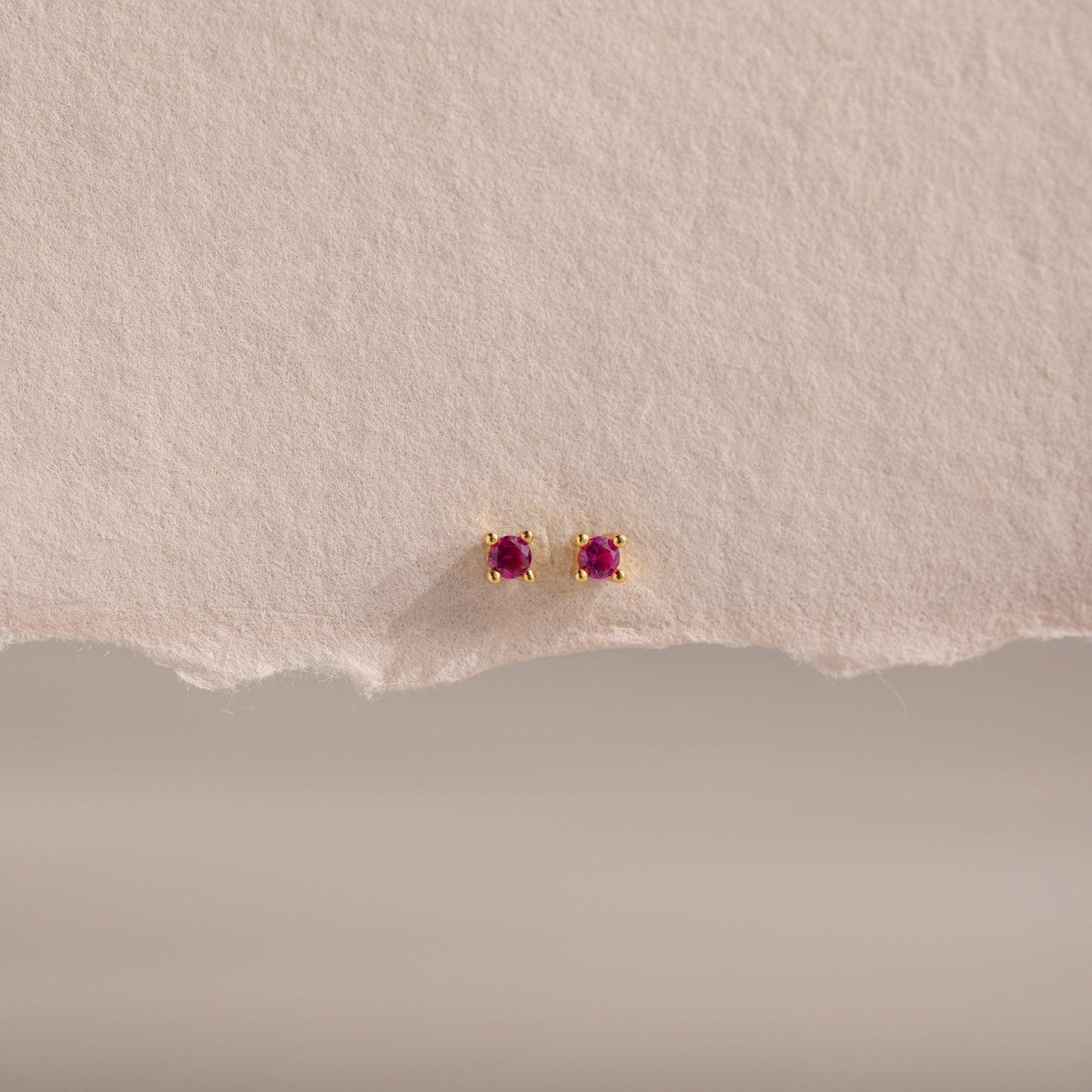 Dainty Birthstone Flatback Studs