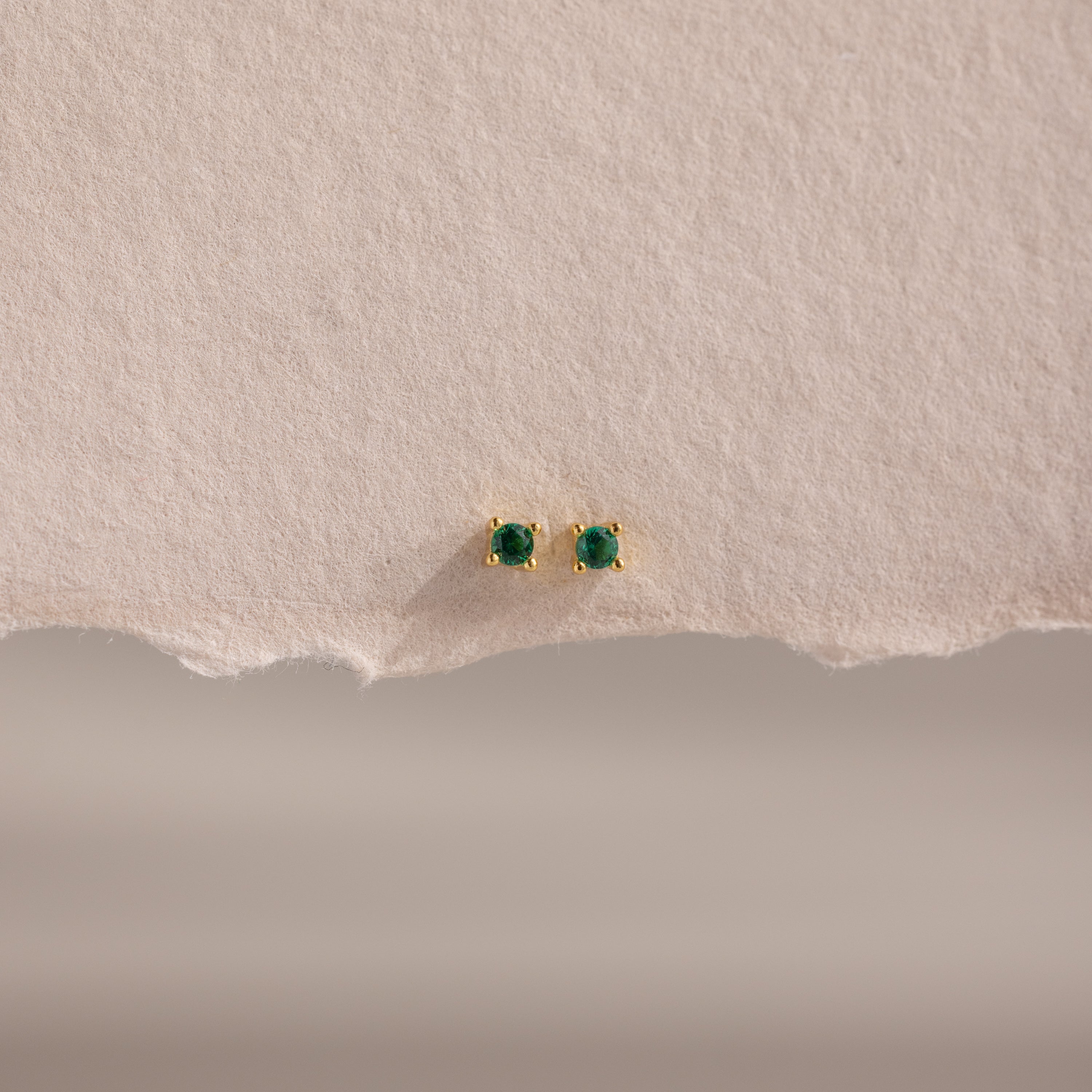 Dainty Birthstone Flatback Studs