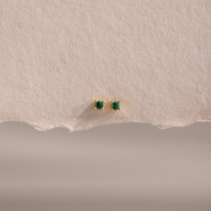 Dainty Birthstone Flatback Studs