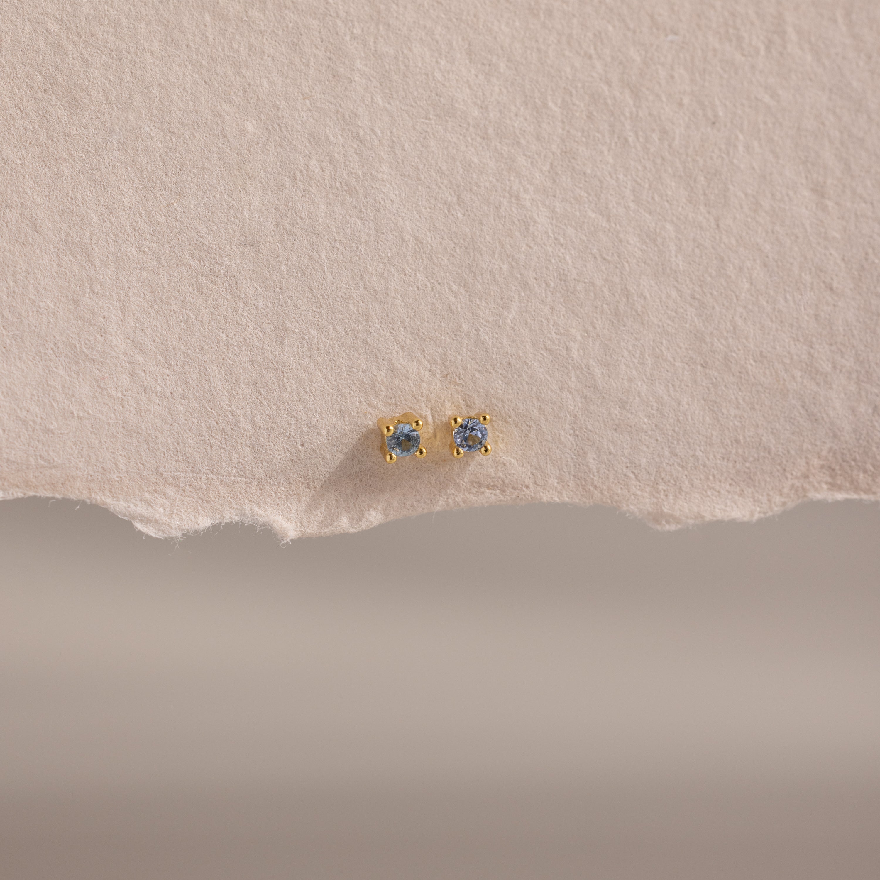 Dainty Birthstone Flatback Studs