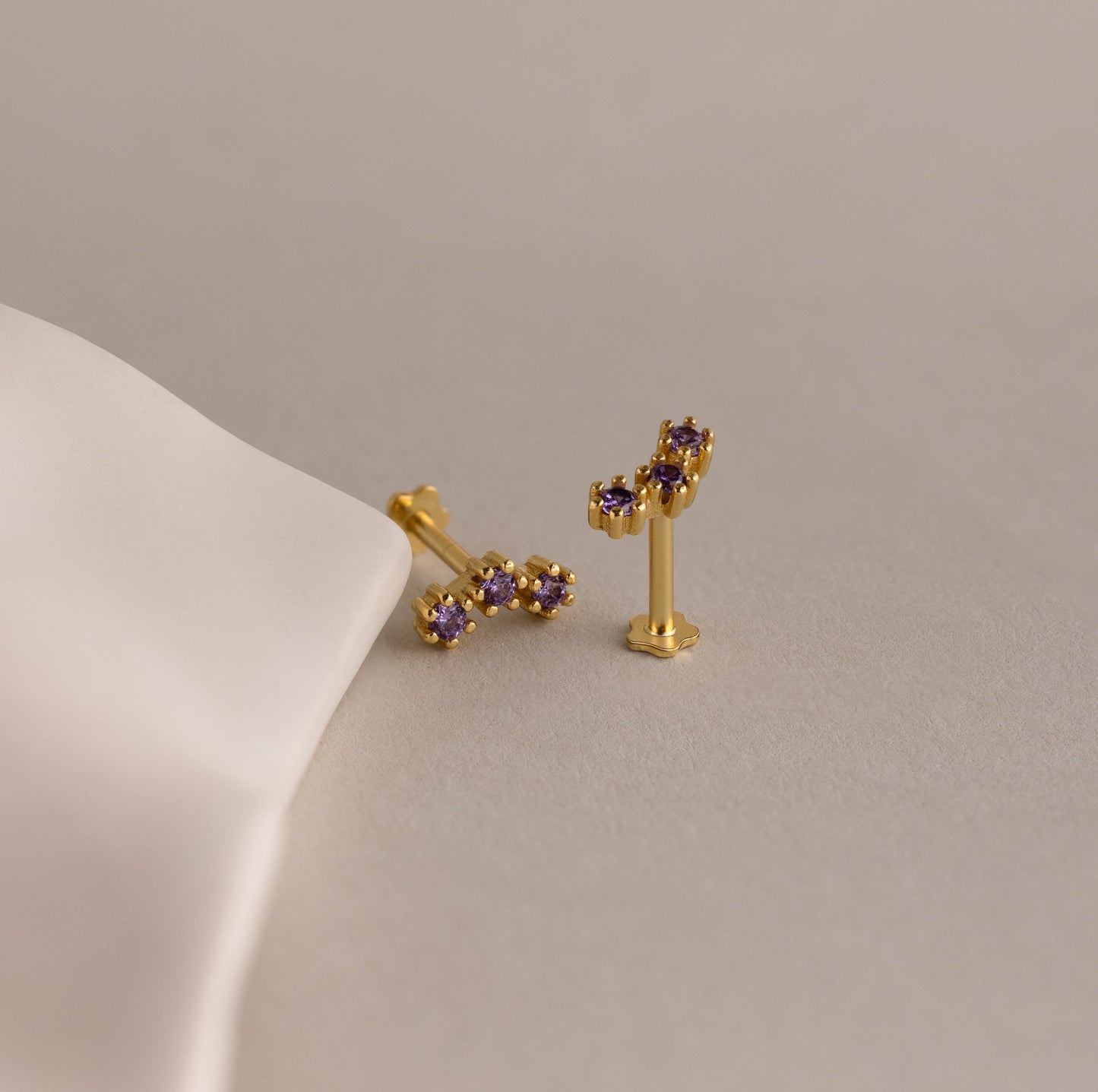 Birthstone Cluster Flatback Studs