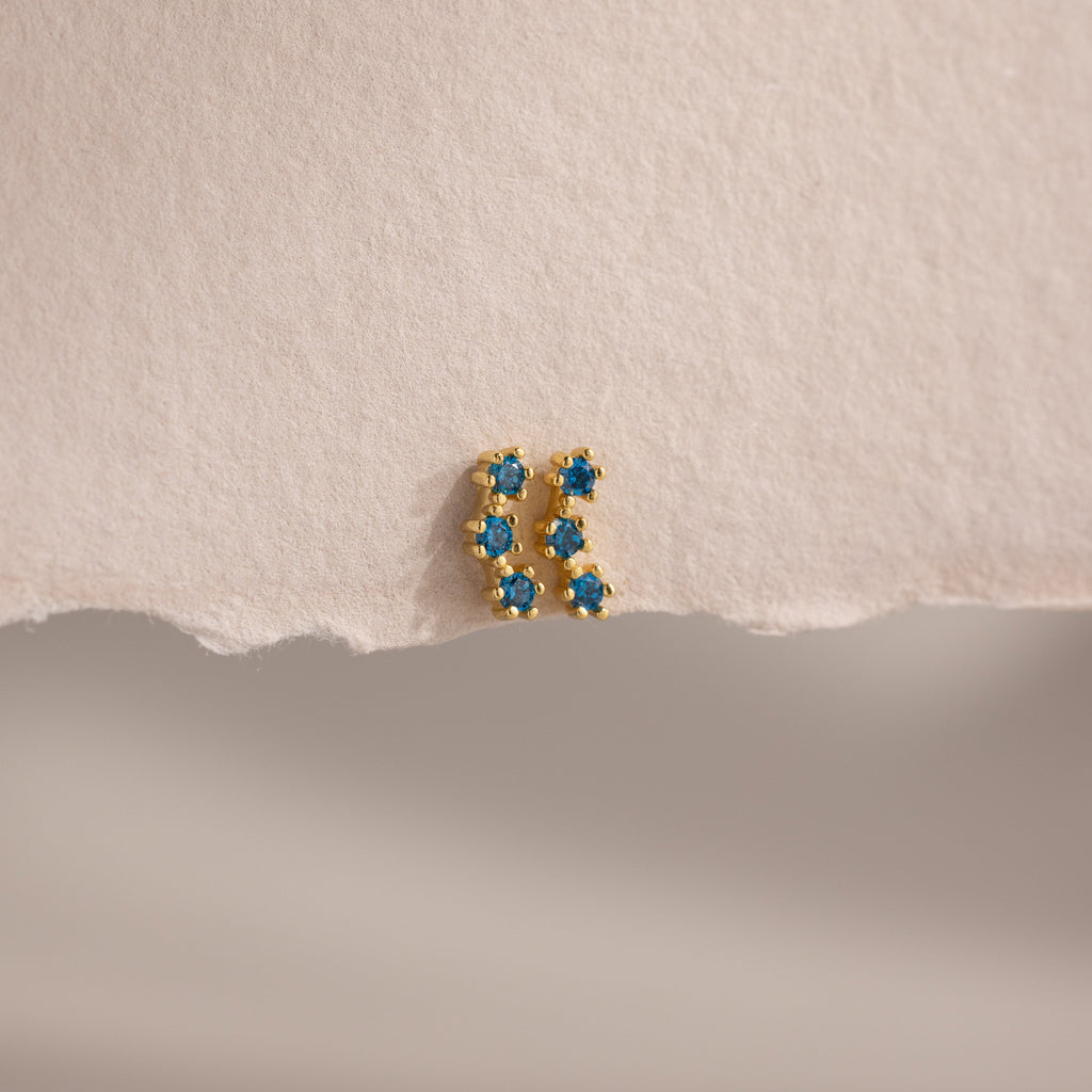 Birthstone Cluster Flatback Studs