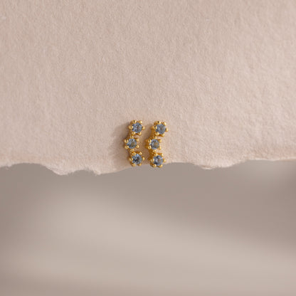 Birthstone Cluster Flatback Studs