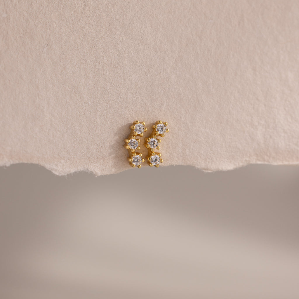 Birthstone Cluster Flatback Studs