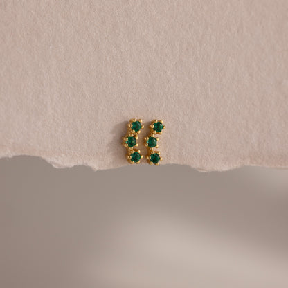 Birthstone Cluster Flatback Studs