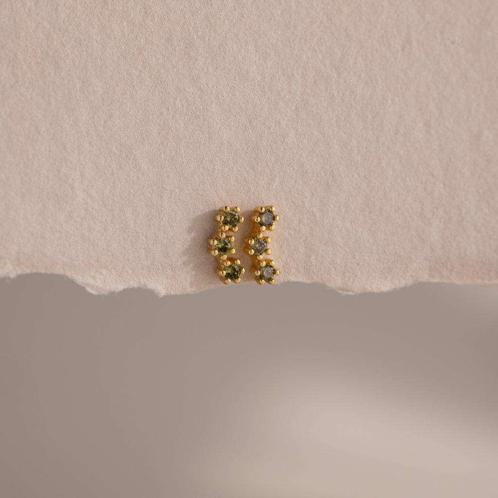 Birthstone Cluster Flatback Studs