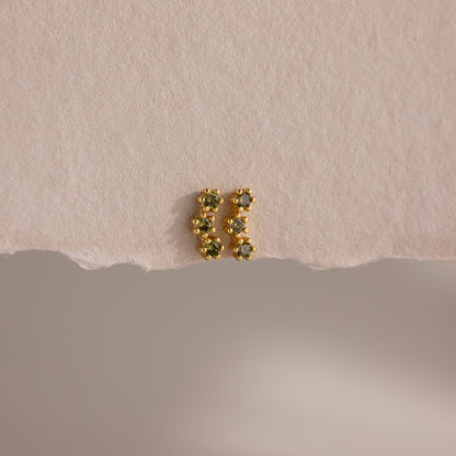 Birthstone Cluster Flatback Studs