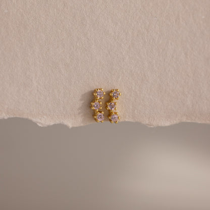 Birthstone Cluster Flatback Studs