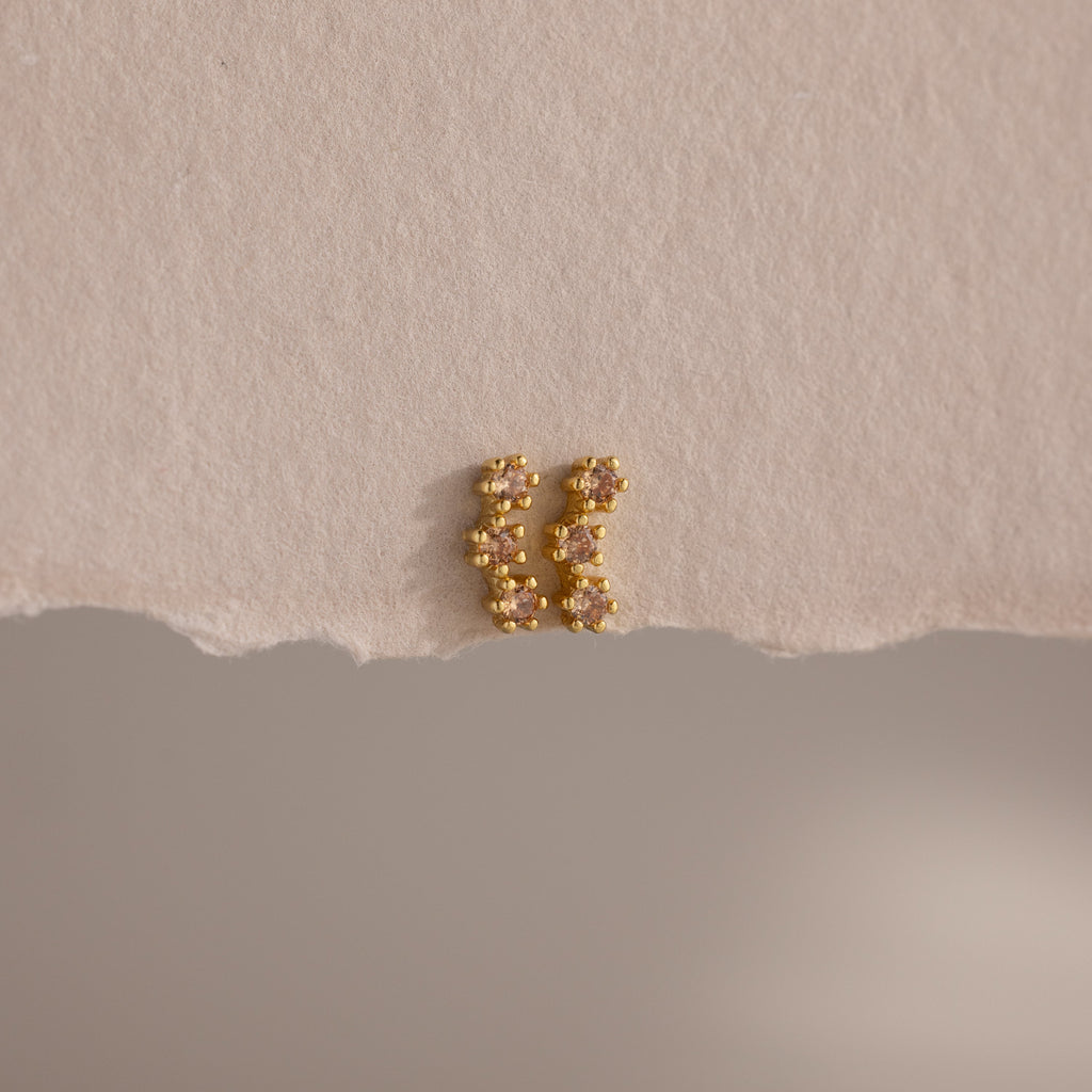 Birthstone Cluster Flatback Studs