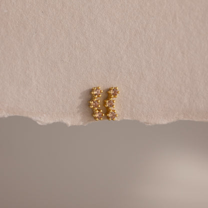Birthstone Cluster Flatback Studs