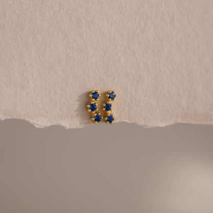 Birthstone Cluster Flatback Studs