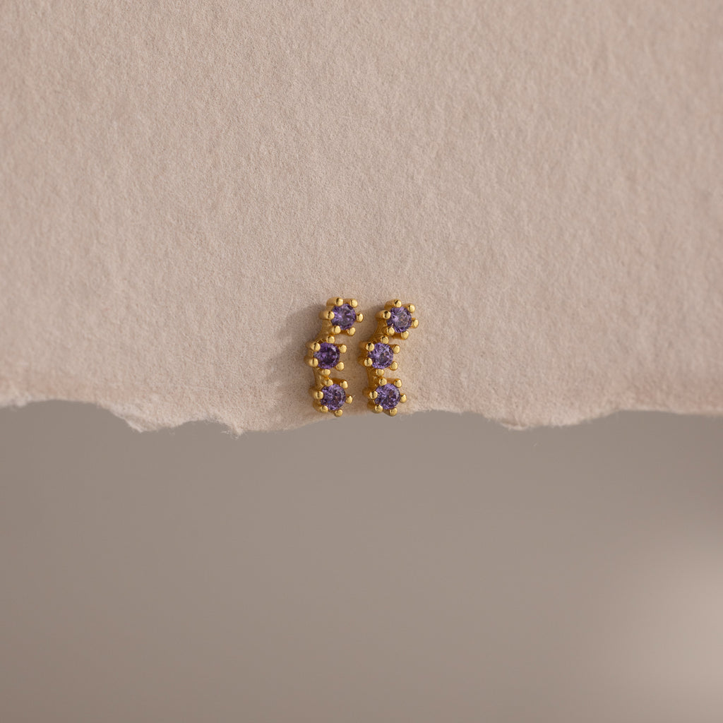 Birthstone Cluster Flatback Studs