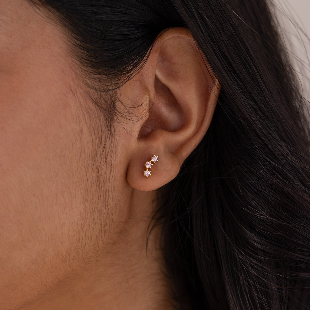 Birthstone Cluster Flatback Studs