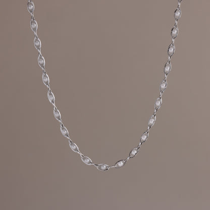 Eternity Pearl Choker Necklace