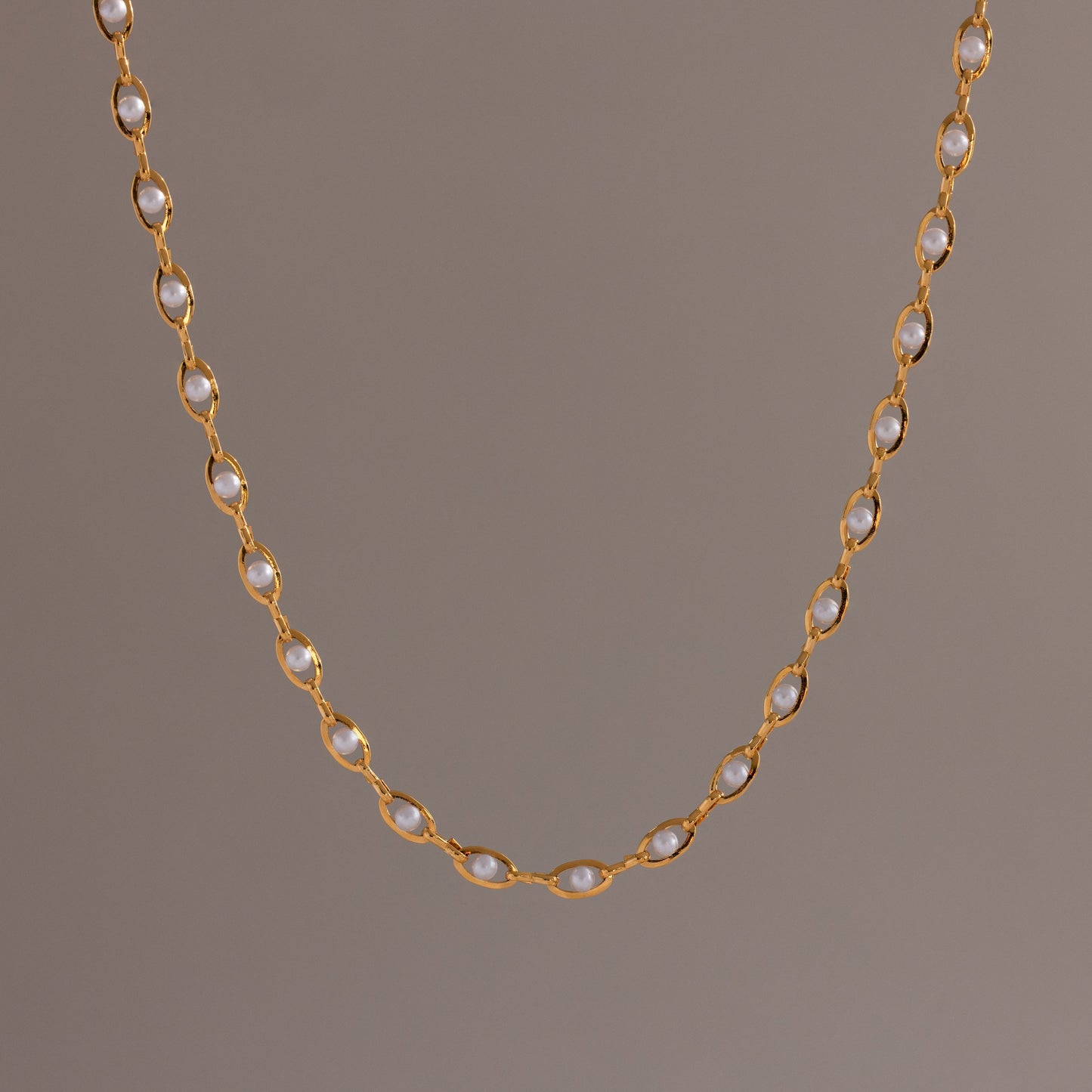 Eternity Pearl Choker Necklace