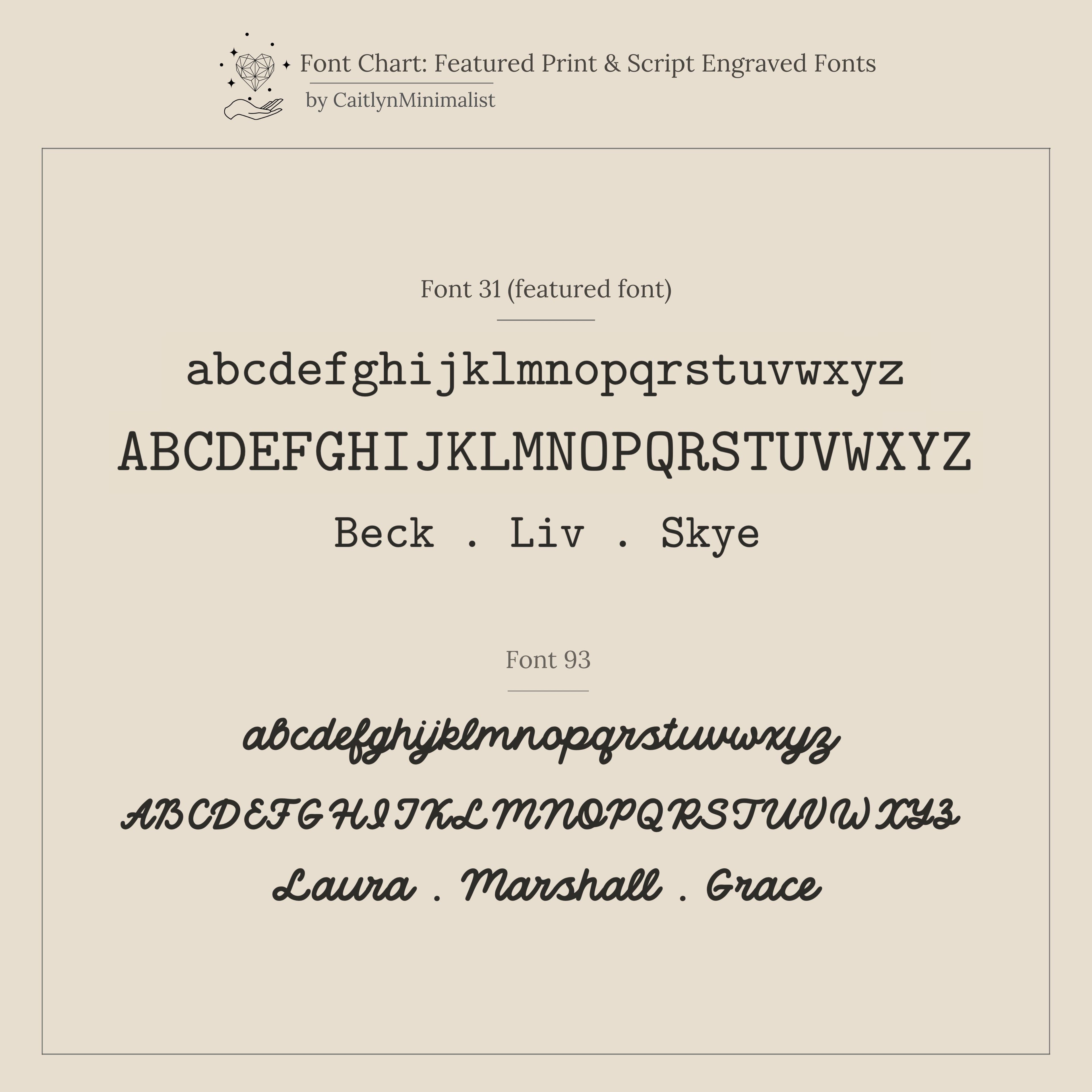 Beaded Multiple Name Ring