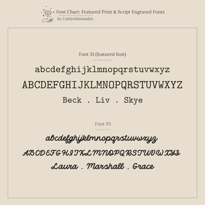Beaded Multiple Name Ring