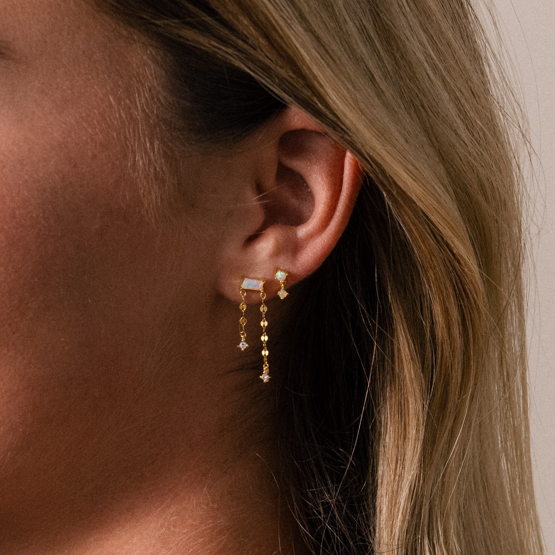 Opal Cascade Studs