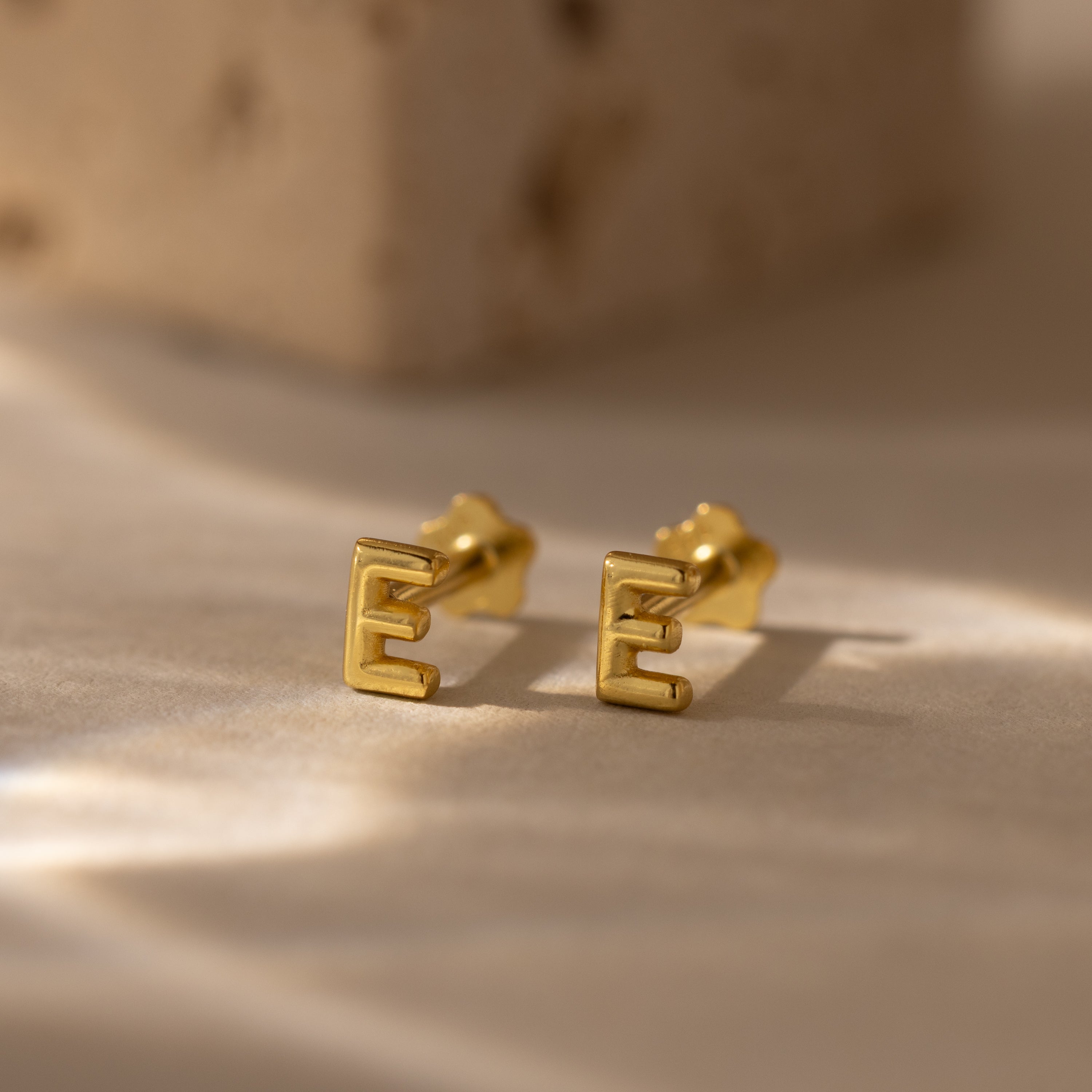 Bubble Initial Flatback Studs