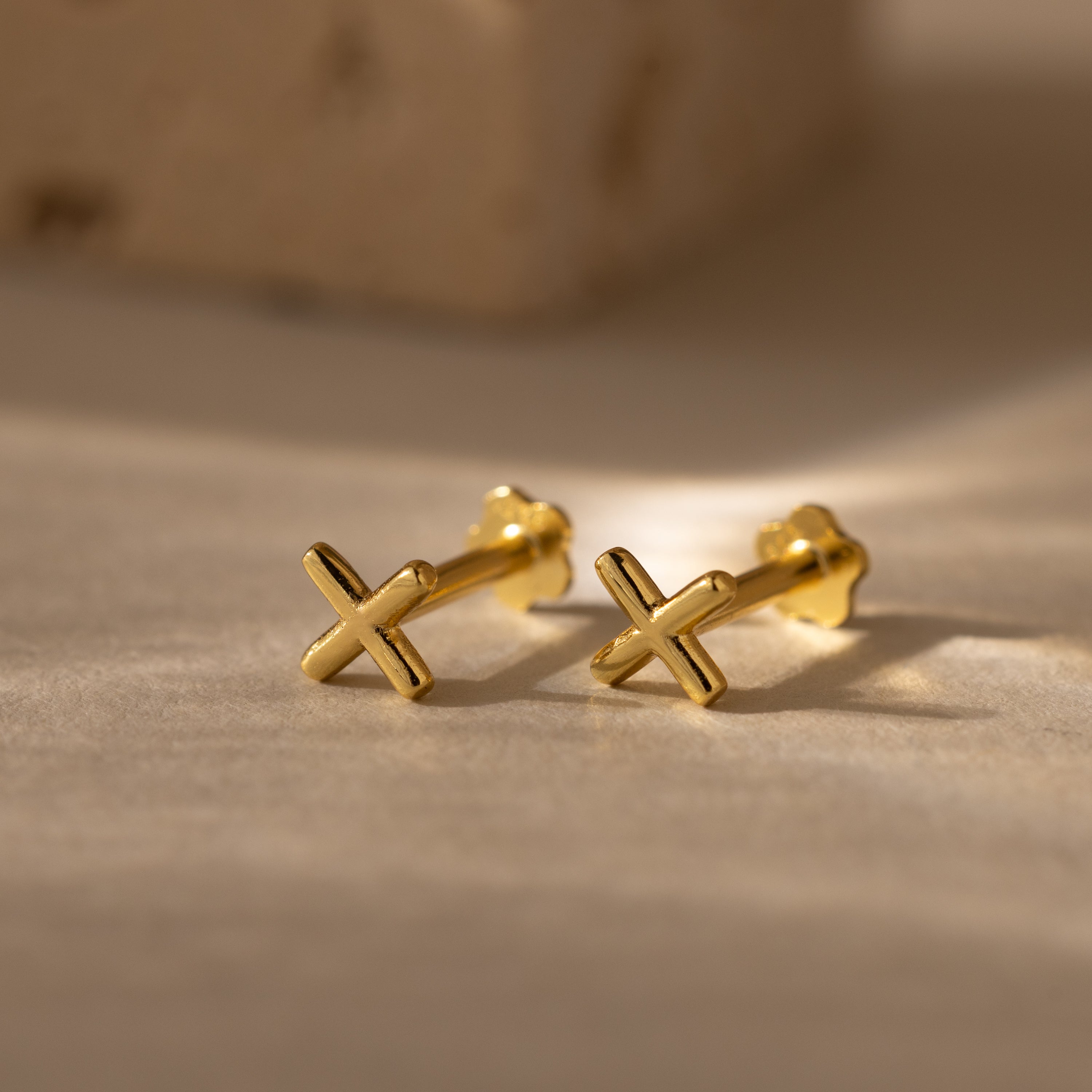Bubble Initial Flatback Studs