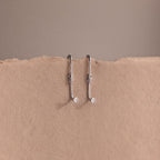 Dot Ear Jackets in Silver