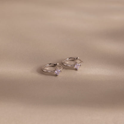 Athena Birthstone Huggies