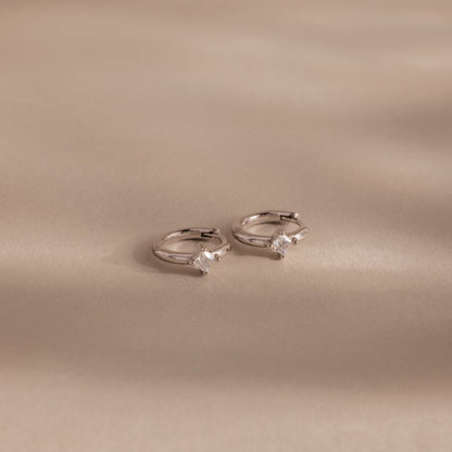 Athena Birthstone Huggies