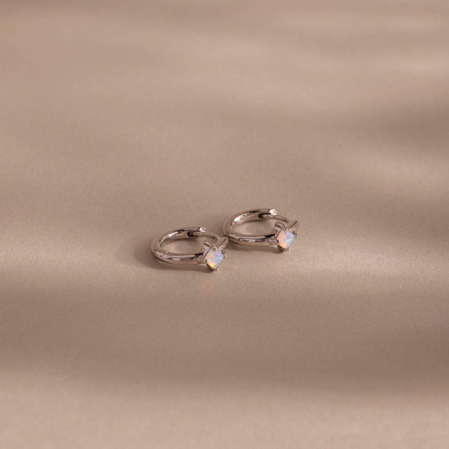 Athena Birthstone Huggies