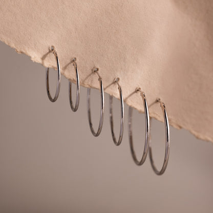 Thin Hoops Set