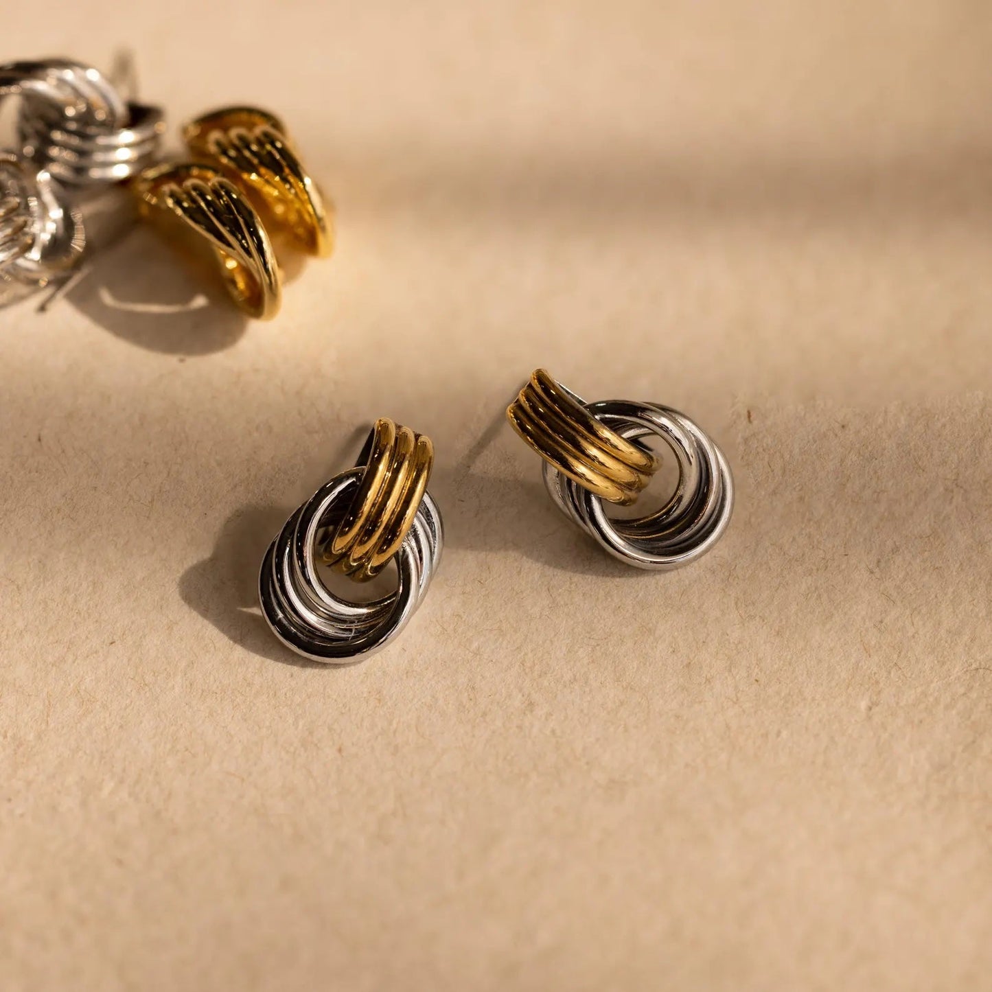 Mini Triple Knot Earrings