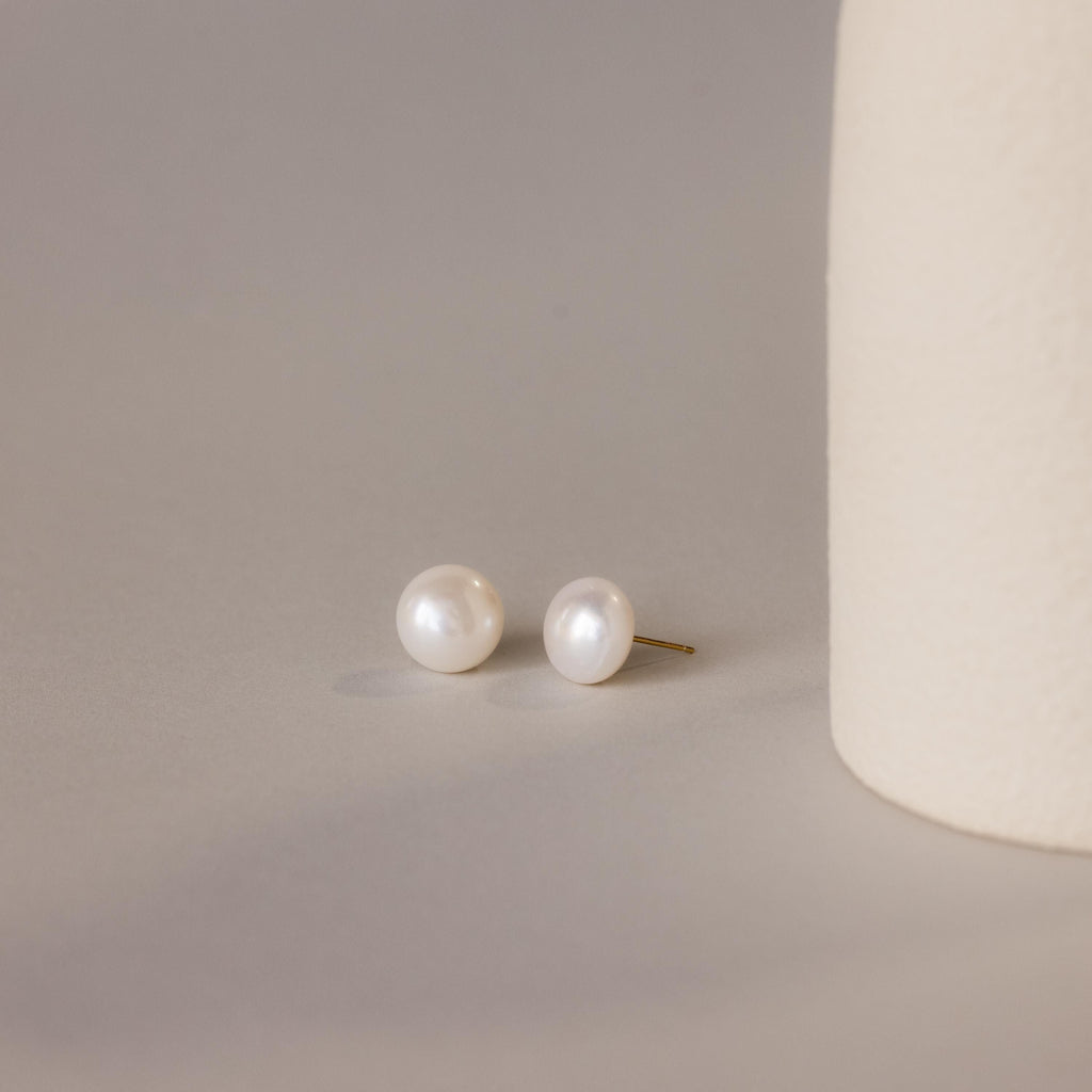 Bold Pearl Studs