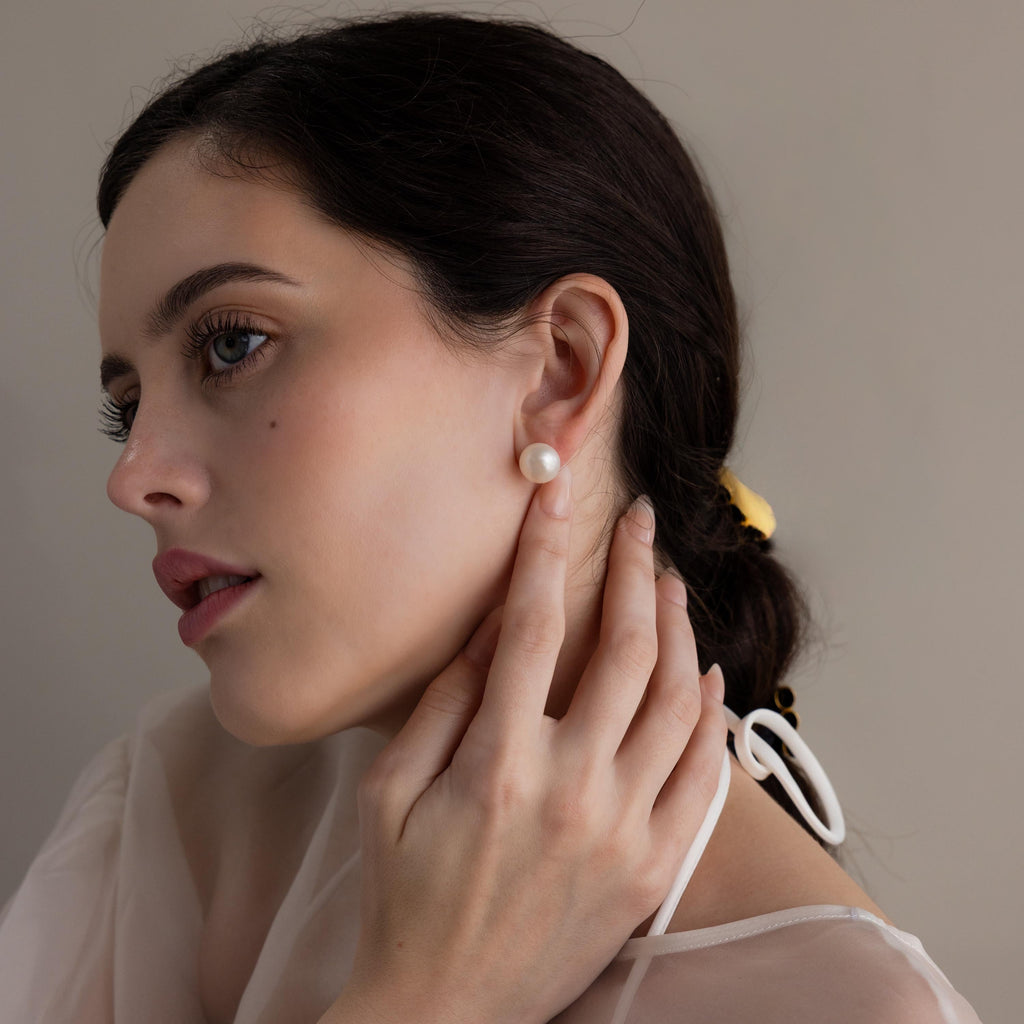 Bold Pearl Studs