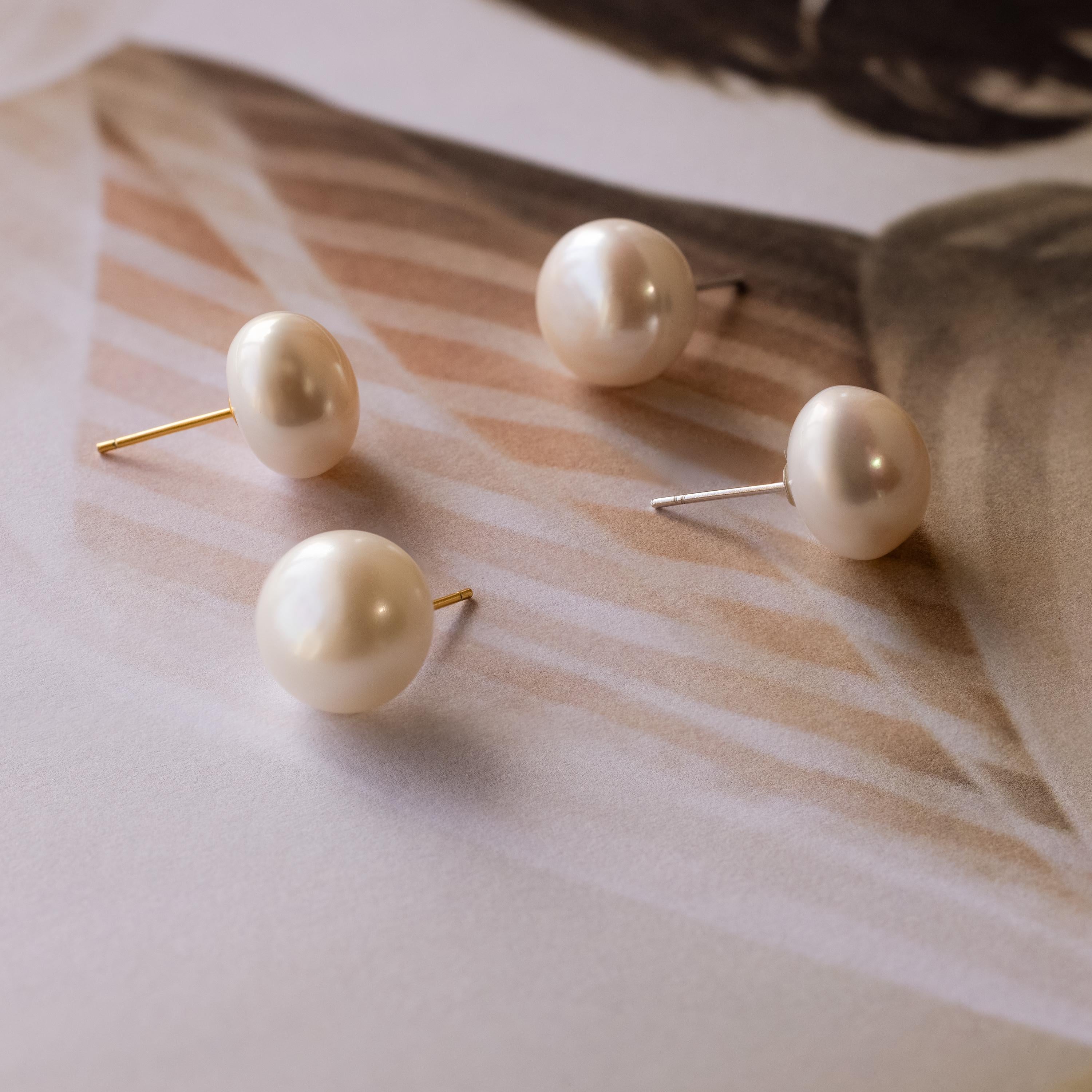 Bold Pearl Studs