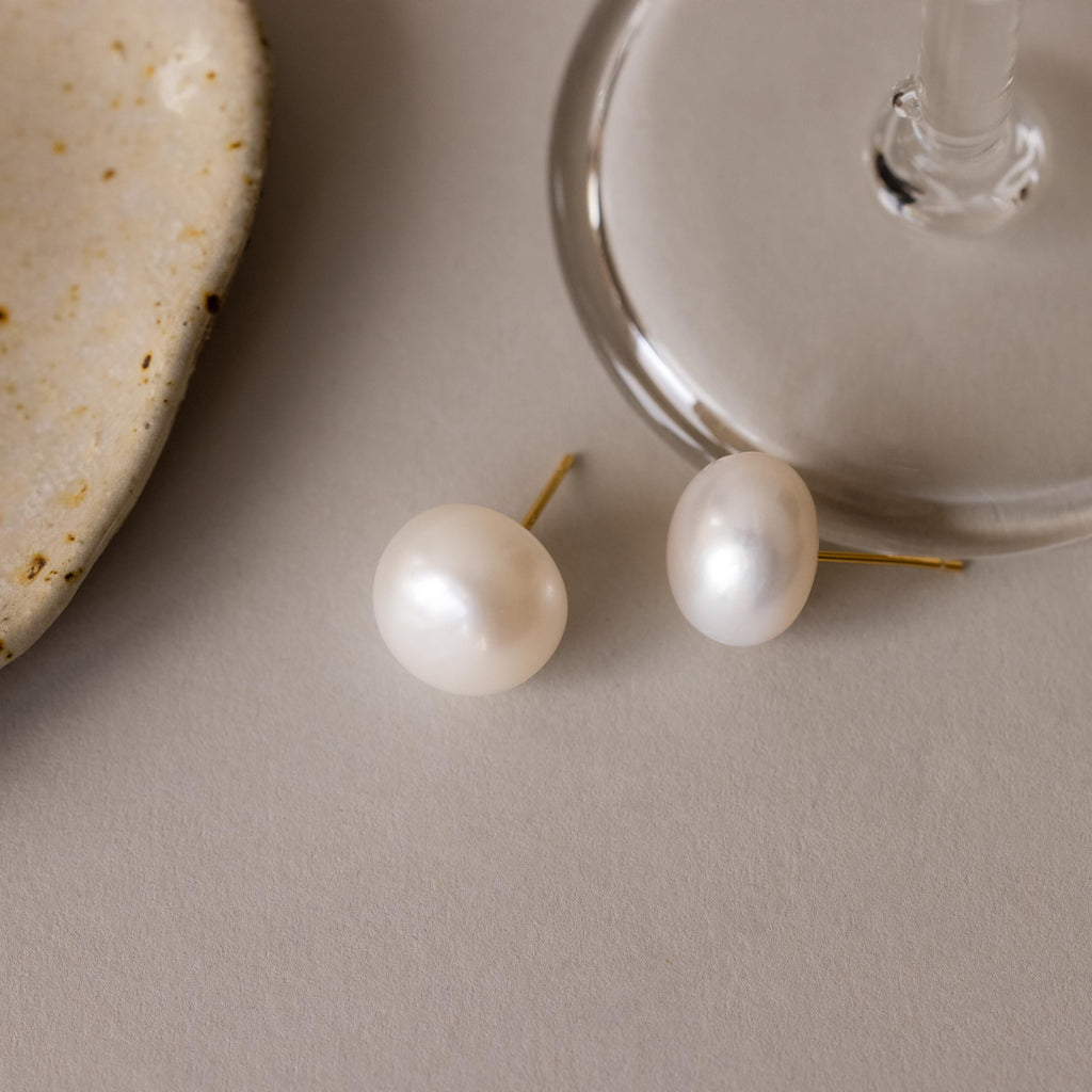 Bold Pearl Studs