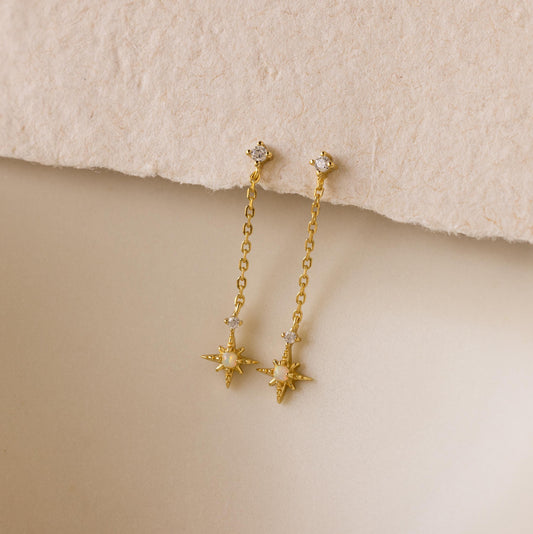 Starburst Drop Studs