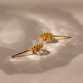 Beaded Herkimer Studs