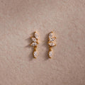 Diamond Marquise Drop Studs