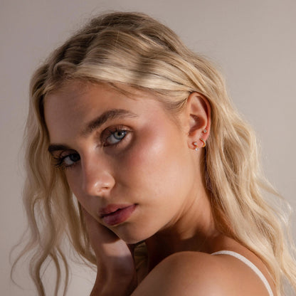 Heart Drop Flatback Studs