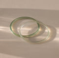 Thin Green Jade Bangle Set